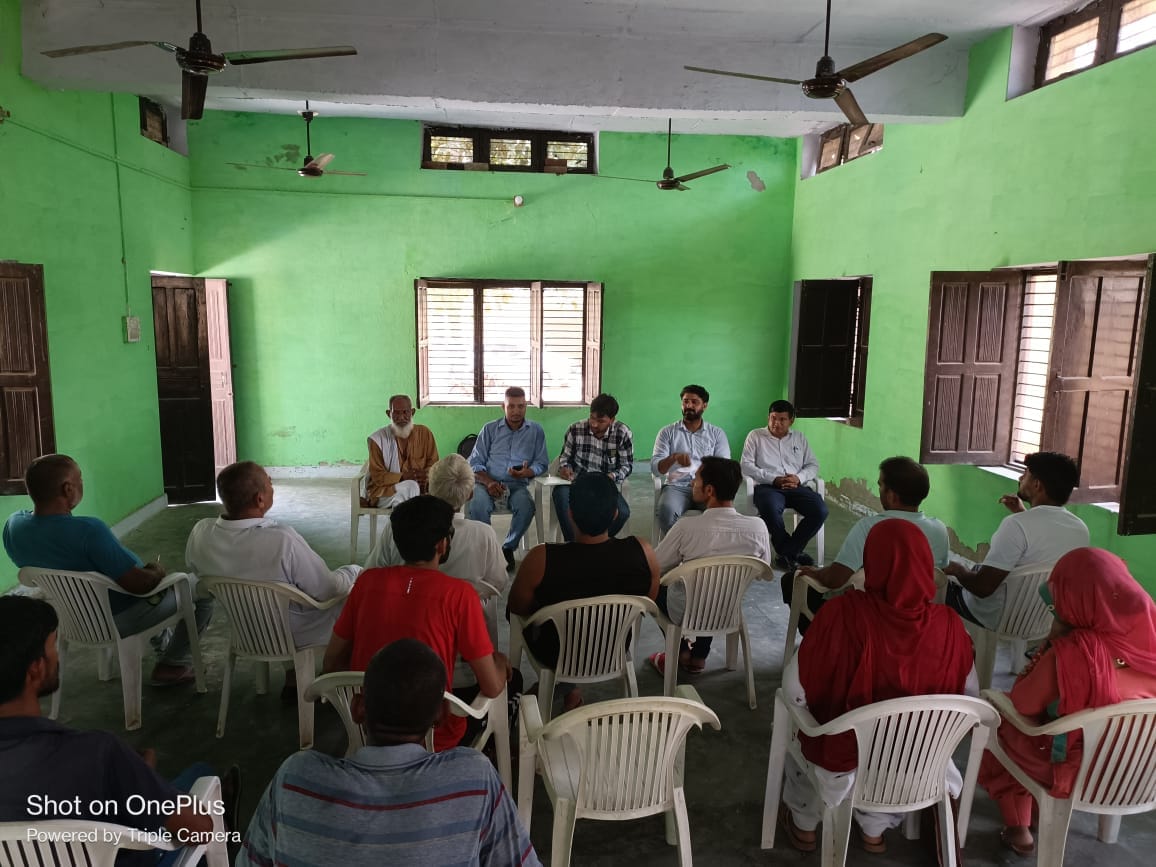 स्वच्छ हरित पंचायत पर मदीना कोरसान में ग्राम सभा का आयोजन